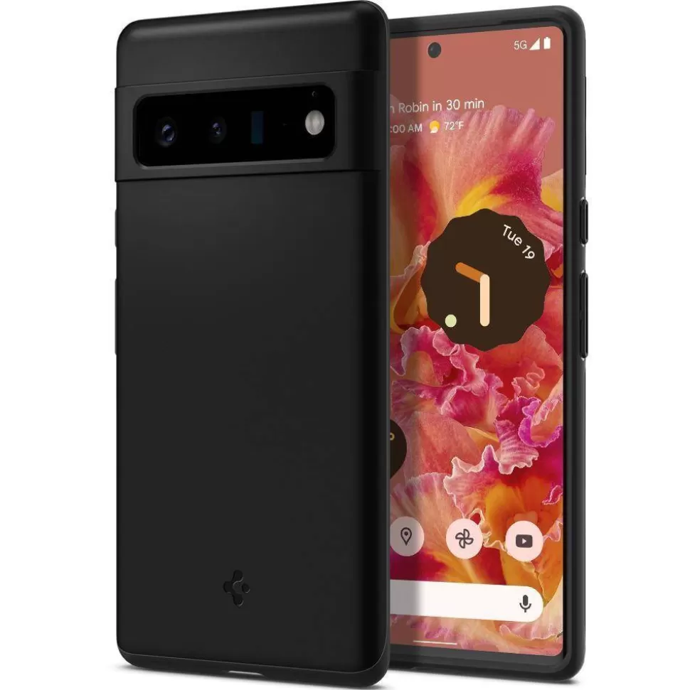 Spigen Pixel 6 Pro*Etui Thin Fit Google Pixel 6 Pro ETUI Black Case