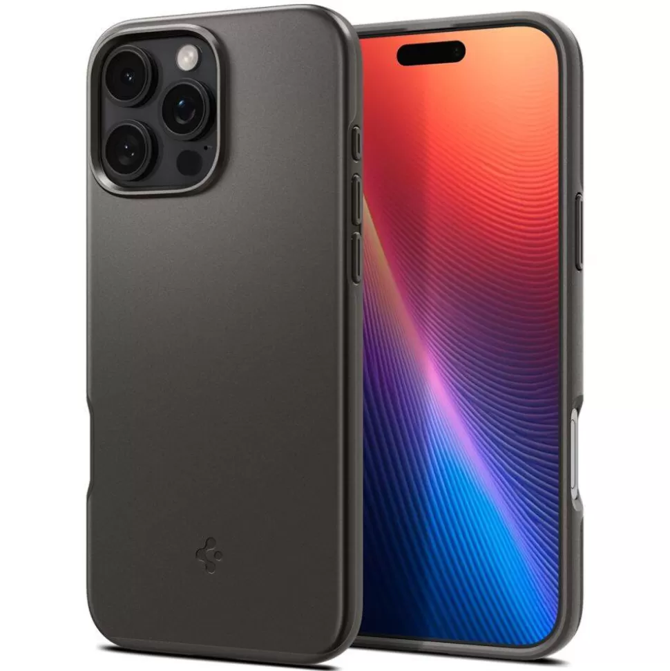 Spigen Iphone 16 Pro Max | Iphone 16 Pro Max*ETUI THIN FIT MAG MAGSAFE IPHONE 16 PRO MAX GUNMETAL Szary