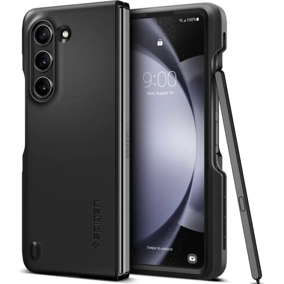 Spigen Galaxy Z Fold 5*Etui Thin Fit Pen Galaxy Z Fold 5 Black Case Czarny