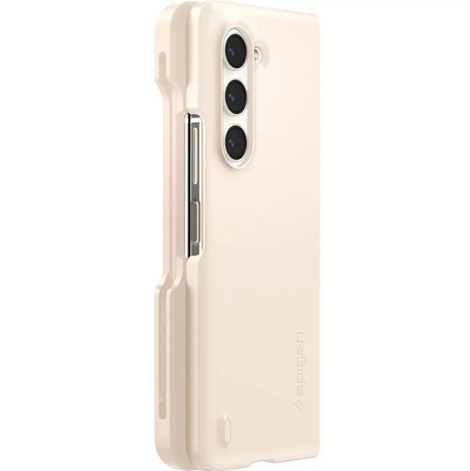 Spigen Galaxy Z Fold 5*Etui Thin Fit Pen Galaxy Z Fold 5 Pearled Ivory Case Beżowy