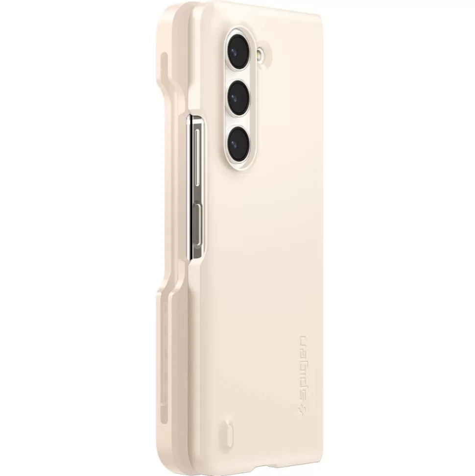 Spigen Galaxy Z Fold 5*Etui Thin Fit Pen Galaxy Z Fold 5 Pearled Ivory Case Beżowy