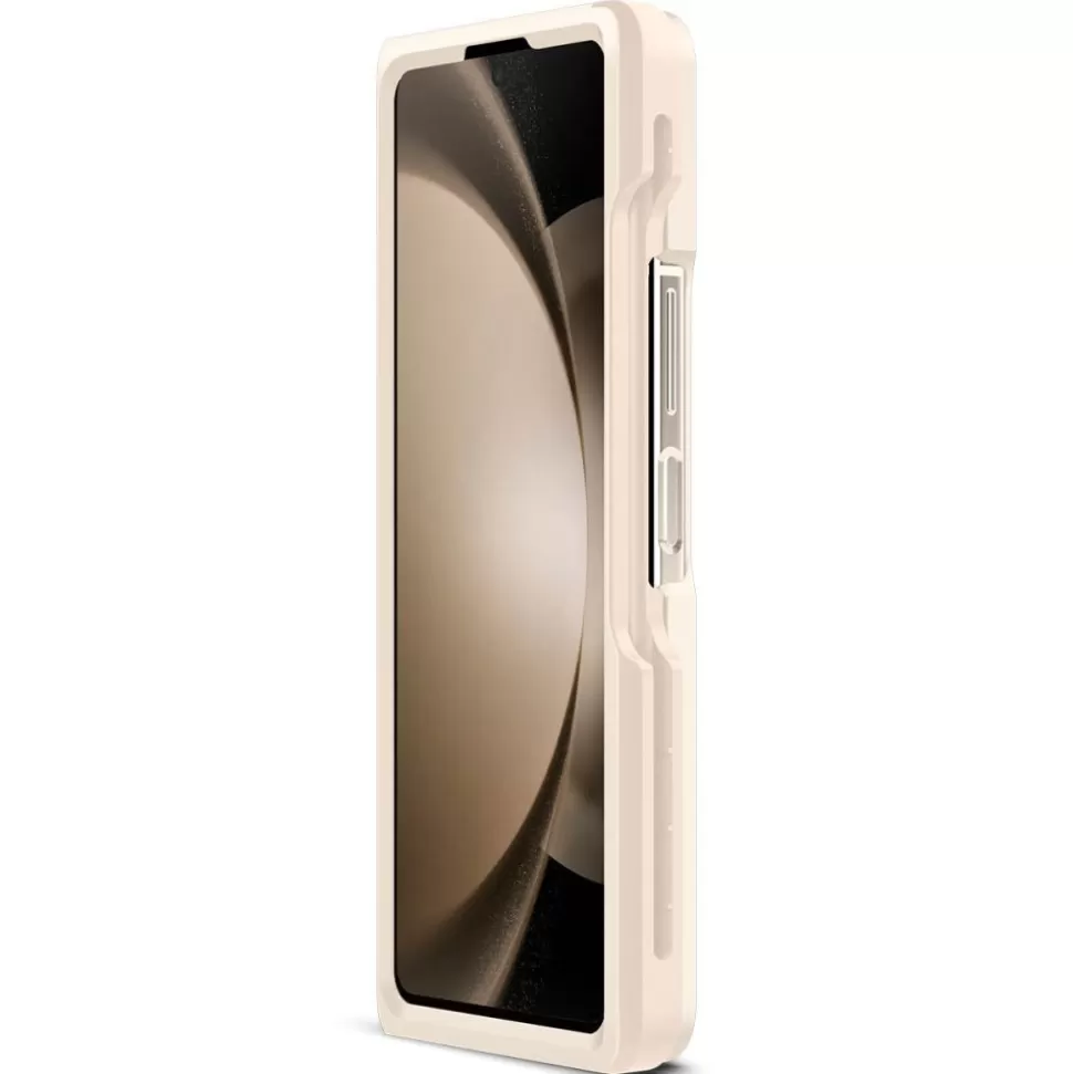 Spigen Galaxy Z Fold 5*Etui Thin Fit Pen Galaxy Z Fold 5 Pearled Ivory Case Beżowy