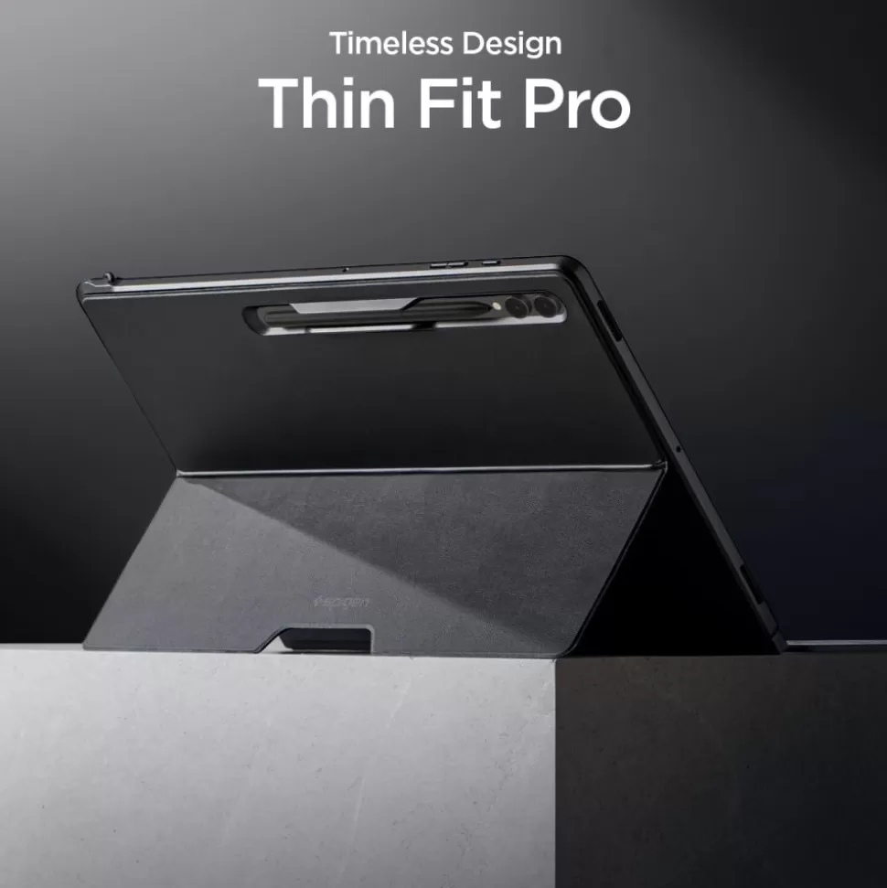 Spigen Galaxy Tab S8 Ultra | Galaxy Tab S9 Ultra*Etui Thin Fit ”pro” Galaxy Tab S8 Ultra / S9 Ultra 14.6 Black Case
