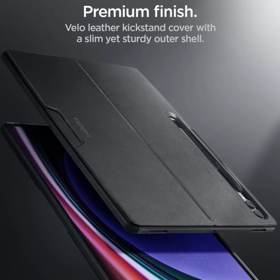 Spigen Galaxy Tab S8 Ultra | Galaxy Tab S9 Ultra*Etui Thin Fit ”pro” Galaxy Tab S8 Ultra / S9 Ultra 14.6 Black Case