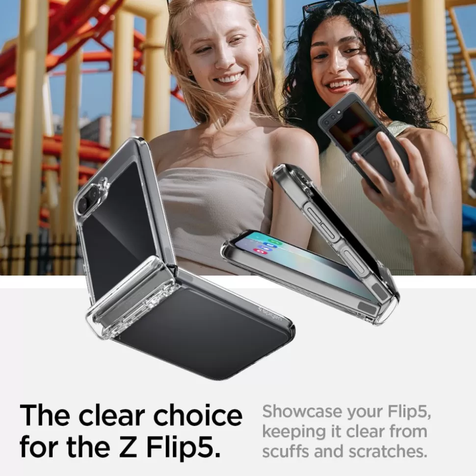 Spigen Galaxy Z Flip 5*Etui Thin Fit ”pro” Galaxy Z Flip 5 Crystal Clear Przezroczysty