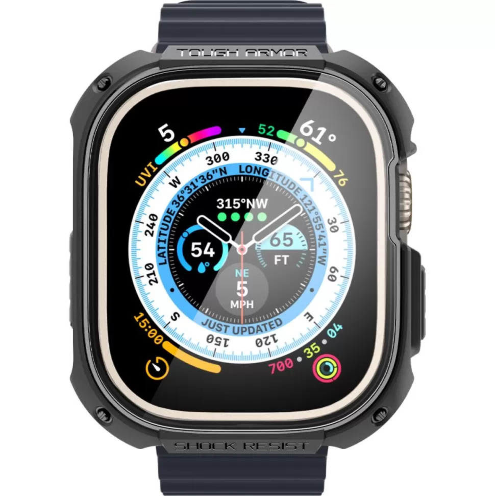 Spigen Apple Watch Ultra 49Mm | Apple Watch Ultra 2 49Mm*Etui Tough Armor Apple Watch Ultra 49mm Ultra 2 Czarne