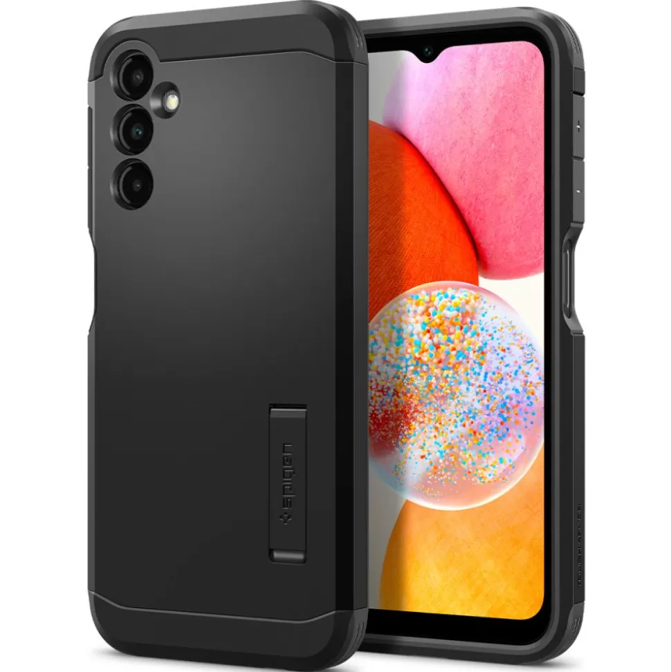 Spigen Galaxy A14 | Galaxy A14 Lte*Etui Tough Armor Galaxy A14 4G / Lte Black