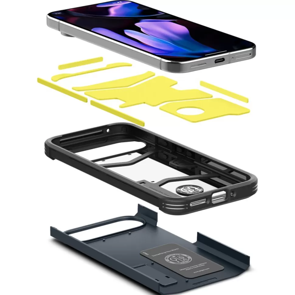 Spigen Pixel 9 | Pixel 9 Pro*Etui TOUGH ARMOR GOOGLE PIXEL 9 / 9 PRO METAL SLATE