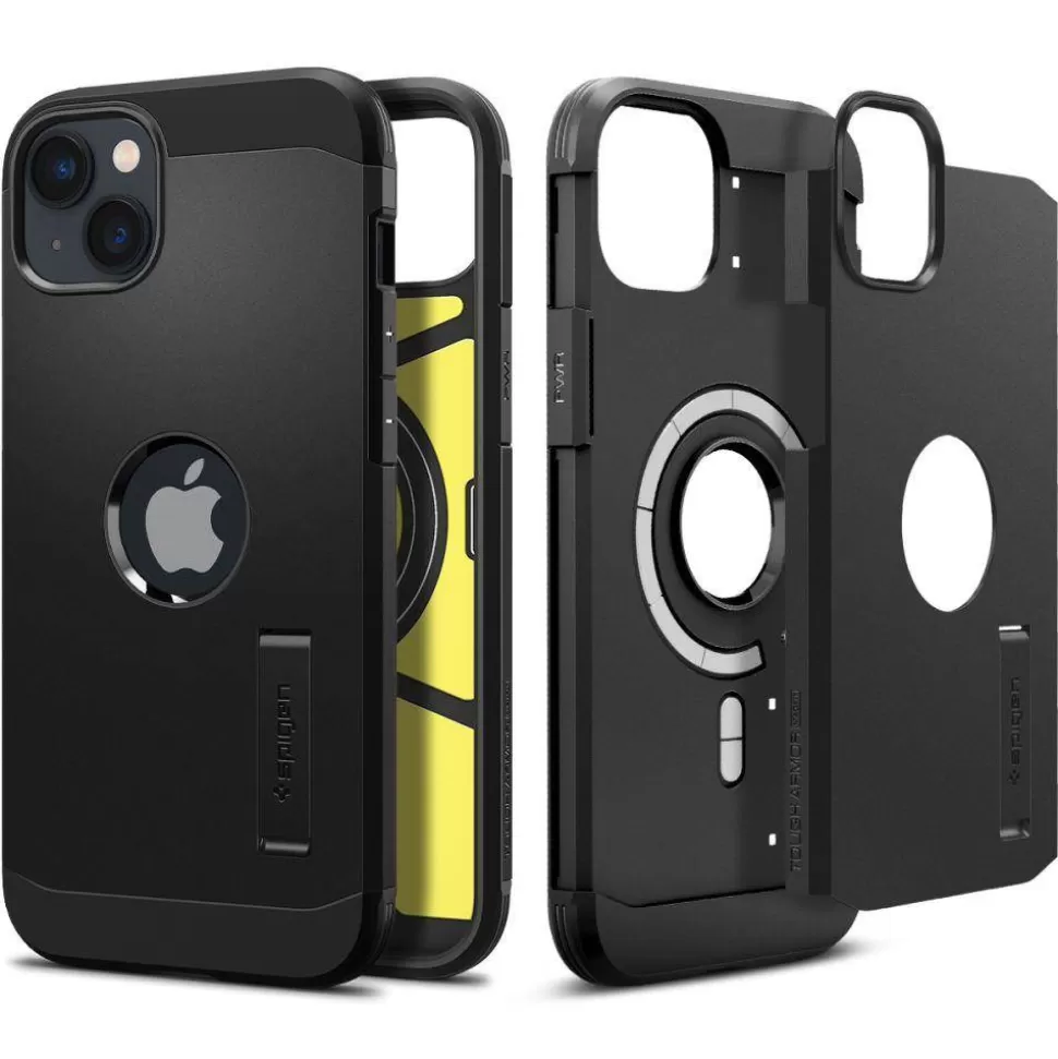 Spigen Iphone 14 | Iphone 14*Etui Tough Armor Mag Magsafe iPhone 14 Black Czarny case