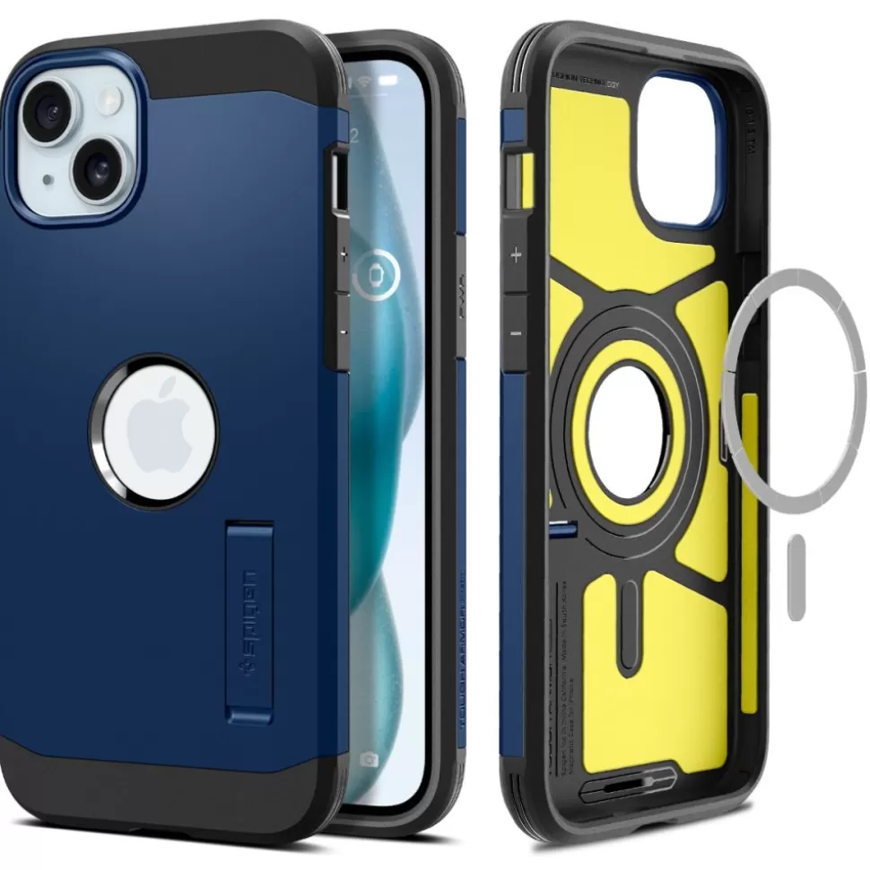 Spigen Iphone 15 | Iphone 15*Etui Tough Armor Mag Magsafe iPhone 15 Navy Blue