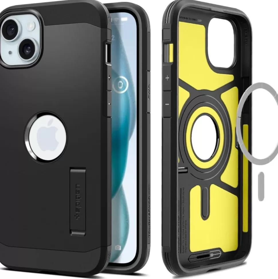 Spigen Iphone 15 Plus | Iphone 15 Plus*Etui Tough Armor Mag Magsafe iPhone 15 Plus Black Case
