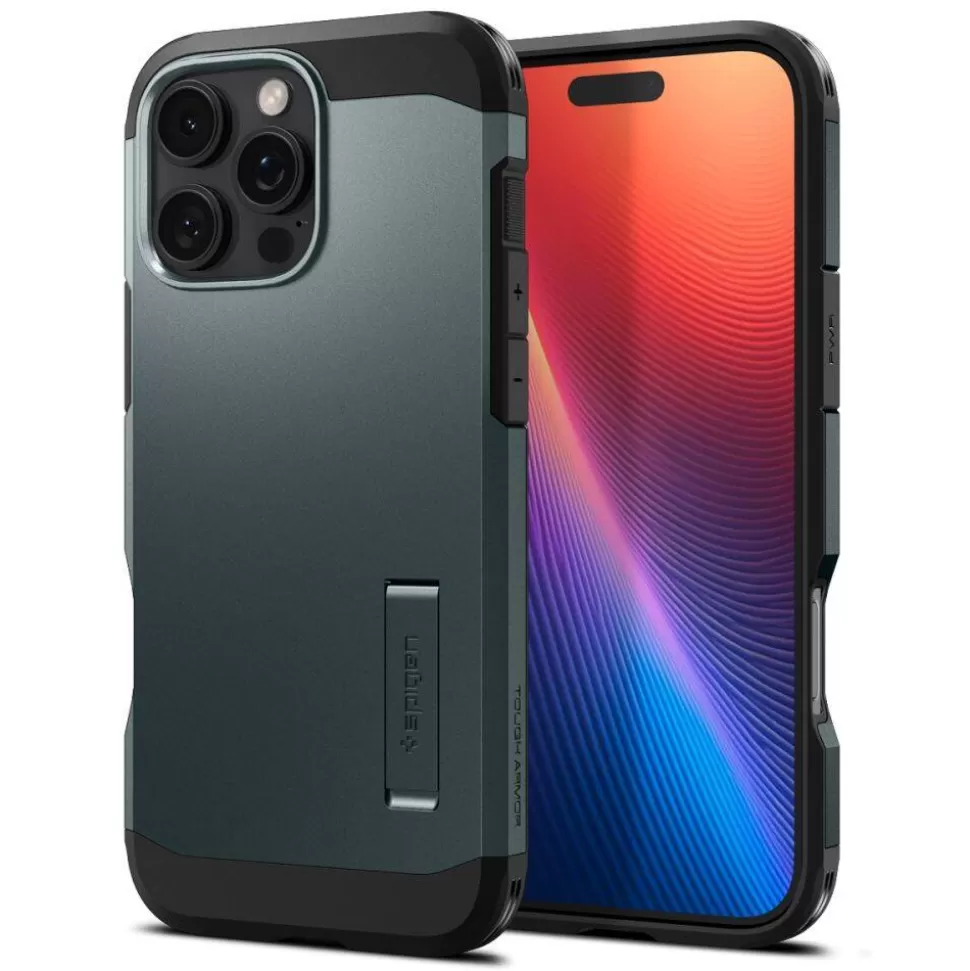 Spigen Iphone 16 Pro | Iphone 16 Pro*ETUI TOUGH ARMOR MAG MAGSAFE IPHONE 16 PRO ABYSS GREEN Zielony