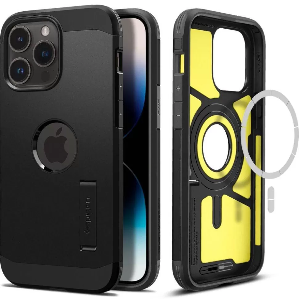 Spigen Iphone 14 Pro Max | Iphone 14 Pro Max*Etui Tough Armor Mag Magsafe iPhone 14 Pro Max Black Case Czarny