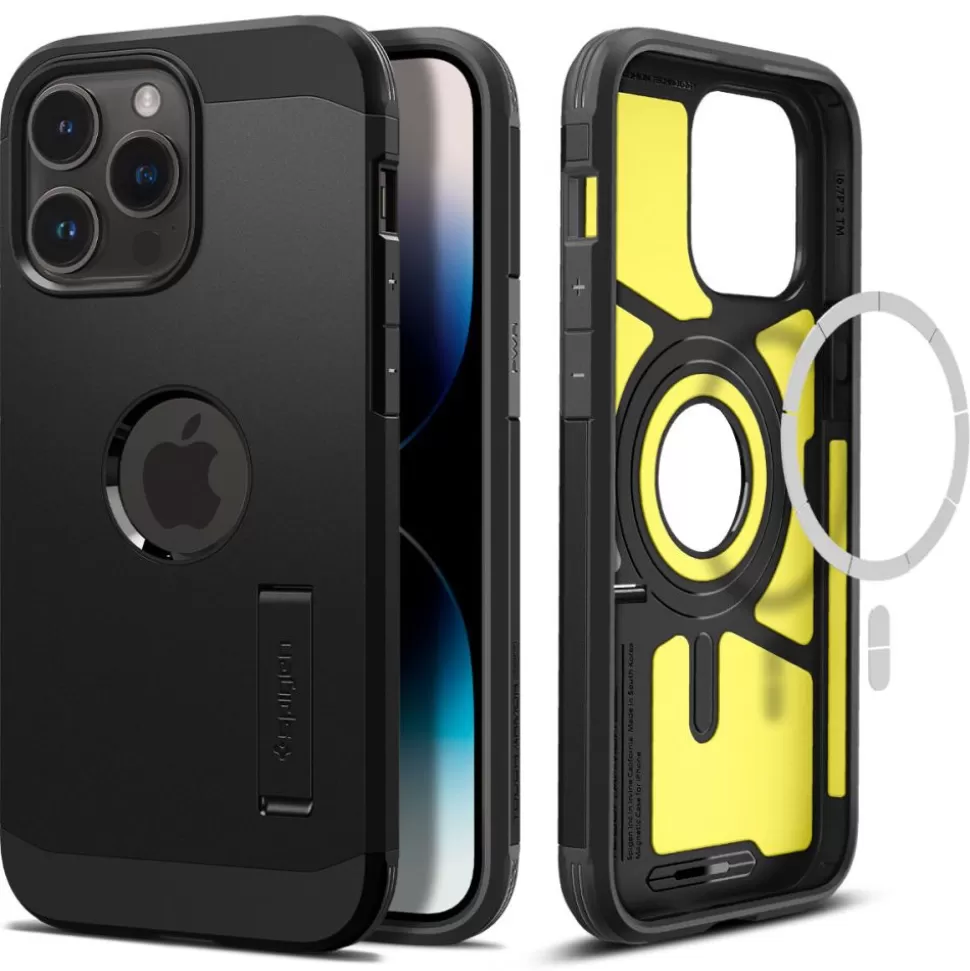 Spigen Iphone 14 Pro Max | Iphone 14 Pro Max*Etui Tough Armor Mag Magsafe iPhone 14 Pro Max Black Case Czarny