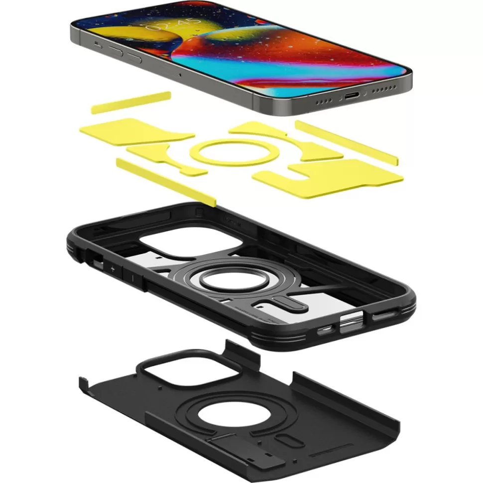Spigen Iphone 14 Pro Max | Iphone 14 Pro Max*Etui Tough Armor Mag Magsafe iPhone 14 Pro Max Black Case Czarny