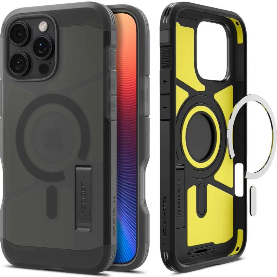 Spigen Iphone 16 Pro Max*ETUI TOUGH ARMOR MAG MAGSAFE IPHONE 16 PRO MAX FROST BLACK