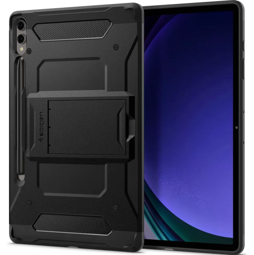 Spigen Galaxy Tab S9 Plus*Etui Tough Armor ”pro” Galaxy Tab S9+ Plus 12.4 X810 / X816B Black Case