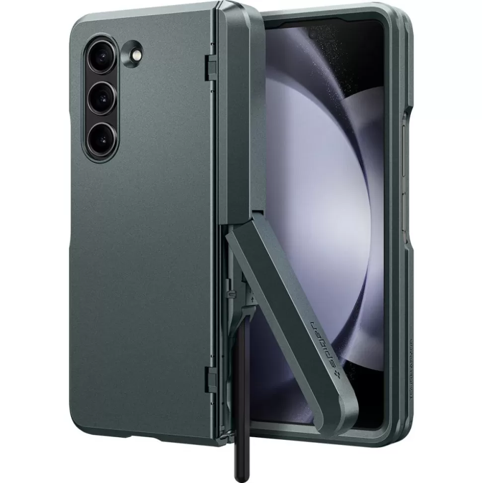 Spigen Galaxy Z Fold 5*Etui Tough Armor Pro Pen Galaxy Z Fold 5 Abyss Green Case