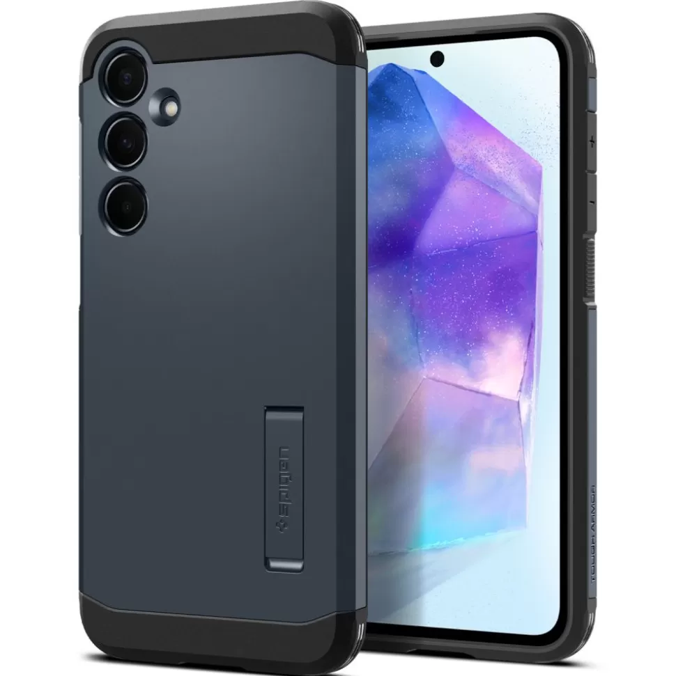 Spigen Galaxy A55*Etui Tough Armor Samsung Galaxy A55 5g Metal Slate Case Szary