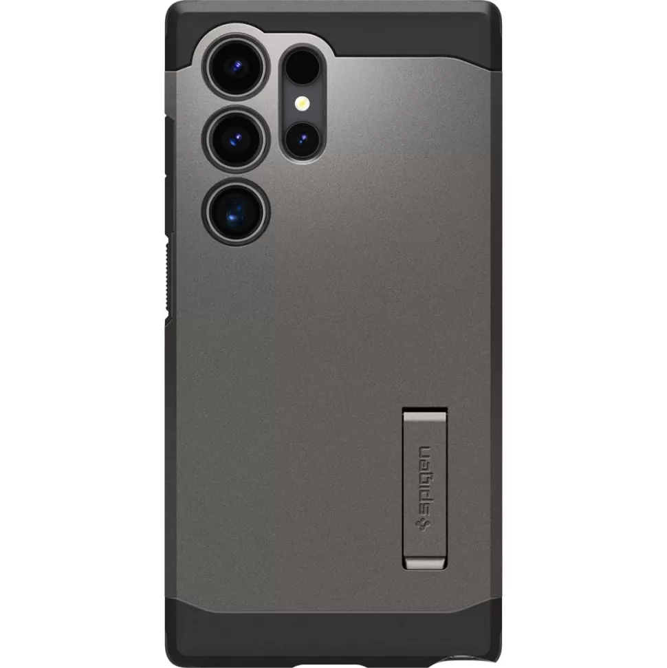 Spigen Galaxy S24 Ultra*Etui Tough Armor Samsung Galaxy S24 Ultra Gunmetal Case Szary