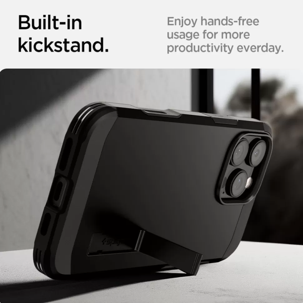 Spigen Iphone 16 Pro*ETUI TOUGH ARMOR ”T” MAG MAGSAFE IPHONE 16 PRO BLACK