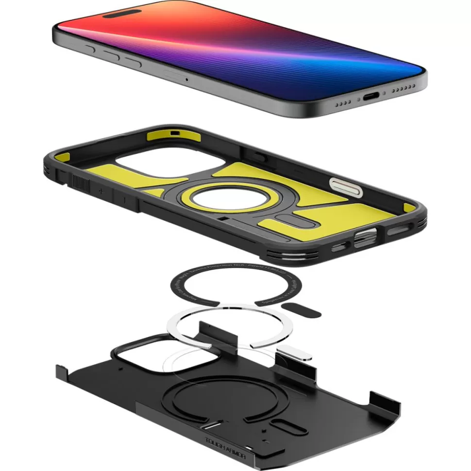 Spigen Iphone 16 Pro*ETUI TOUGH ARMOR ”T” MAG MAGSAFE IPHONE 16 PRO BLACK