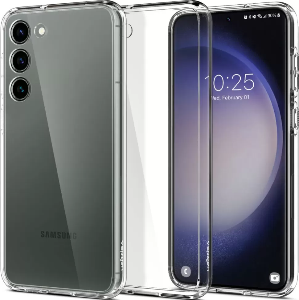 Spigen Galaxy S23 Plus*Etui Ultra Hybrid Galaxy S23 Plus Crystal Clear Case Przezroczysty