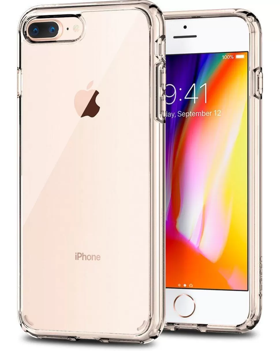 Spigen Iphone 7 Plus | Iphone 8 Plus*Etui Ultra Hybrid iPhone 7 Plus 8 Plus Przezroczyste Clear Przezroczysty Case