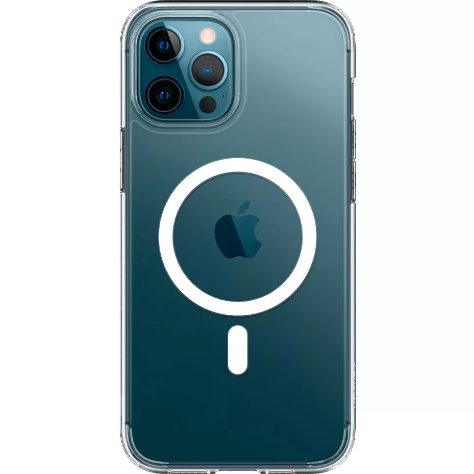 Spigen Iphone 12 | Iphone 12 Pro*Etui Ultra Hybrid Mag iPhone 12/12 Pro White przezroczyste Case Przezroczysty