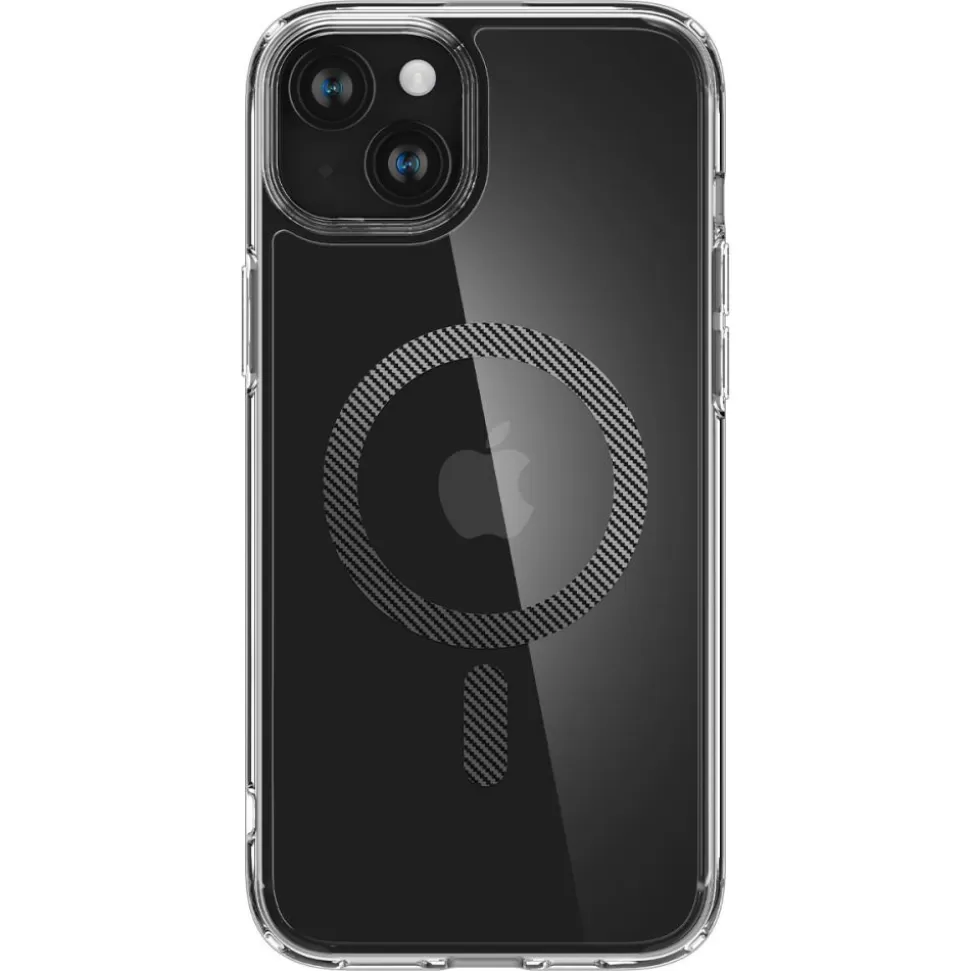 Spigen Iphone 15 | Iphone 15*Etui Ultra Hybrid Mag Magsafe iPhone 15 Carbon Fiber Case Szary