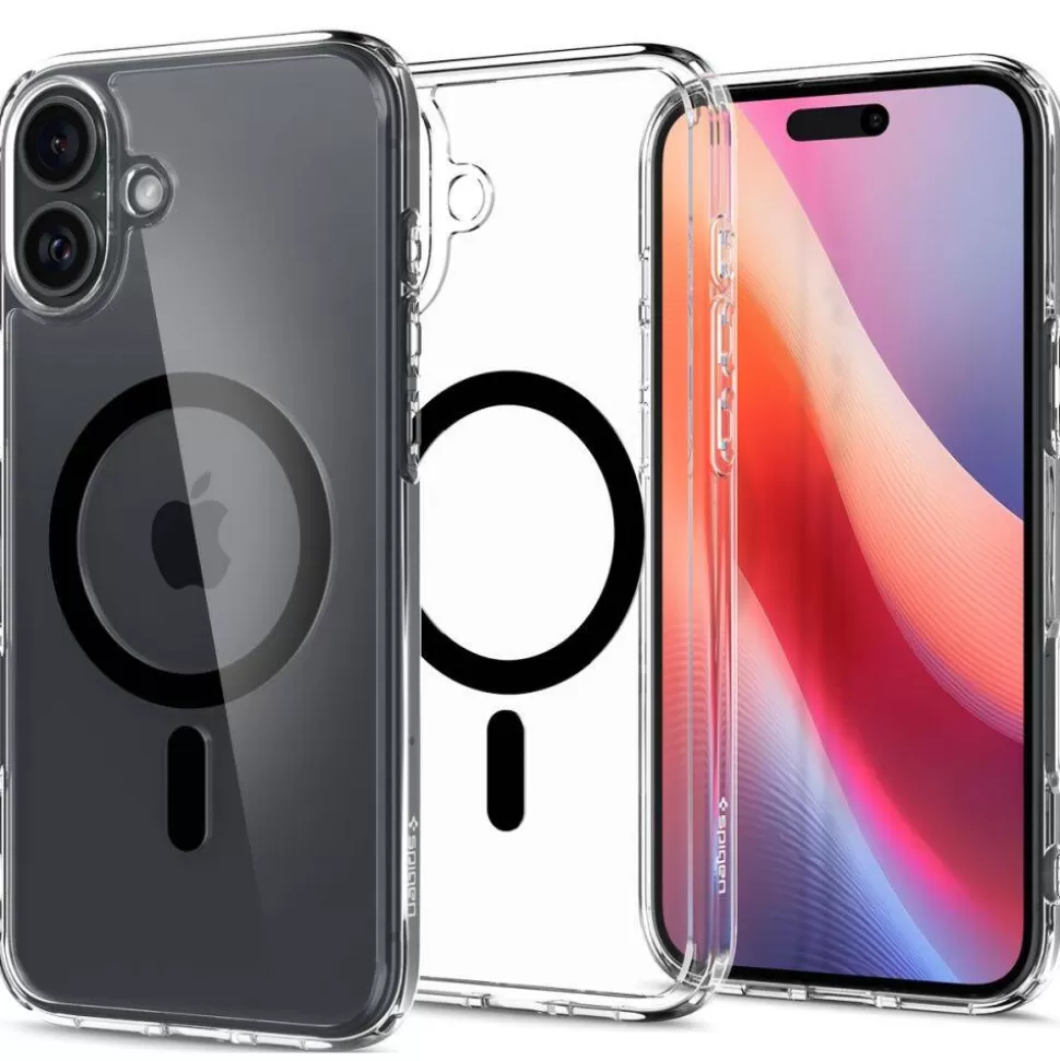 Spigen Iphone 16 Plus | Iphone 16 Plus*Etui ULTRA HYBRID MAG MAGSAFE IPHONE 16 PLUS BLACK Czarny