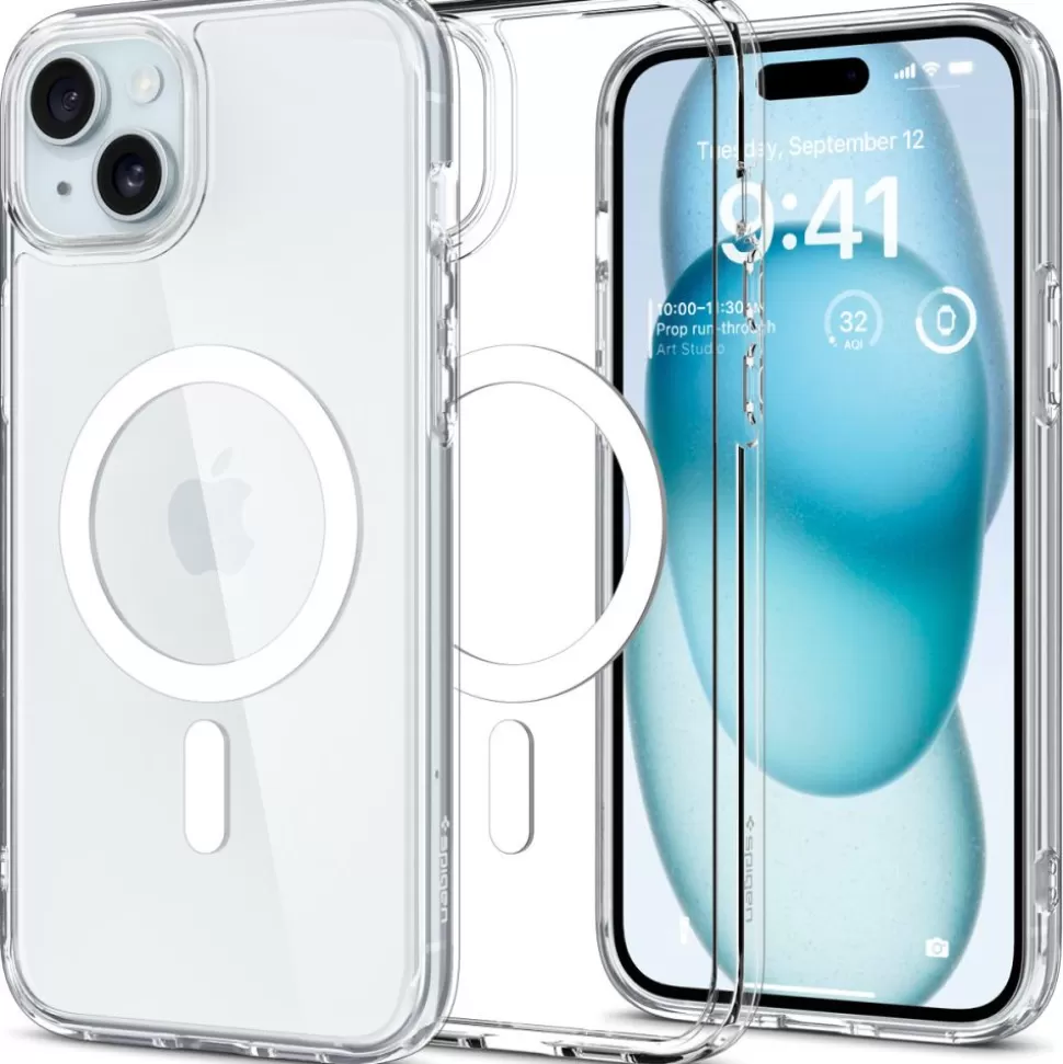 Spigen Iphone 15 Plus | Iphone 15 Plus*Etui Ultra Hybrid Mag Magsafe iPhone 15 Plus White Case Biały