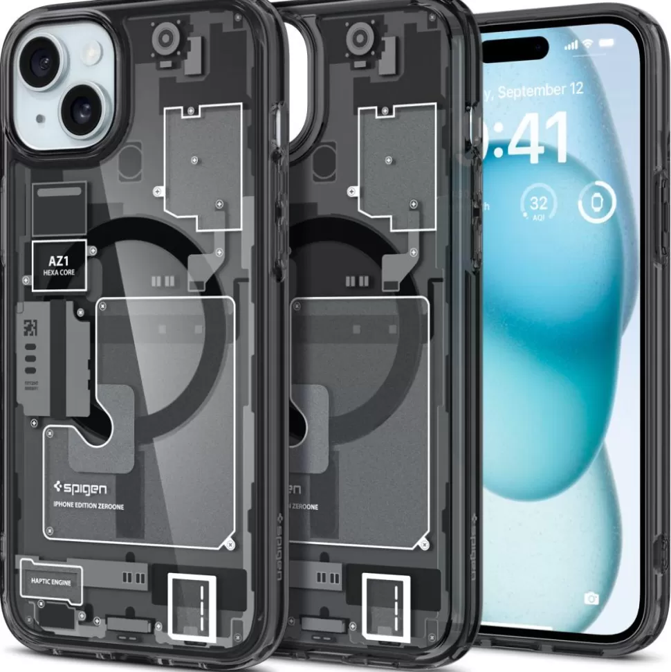 Spigen Iphone 15 Plus | Iphone 15 Plus*Etui Ultra Hybrid Mag Magsafe iPhone 15 Plus Zero One Czarny