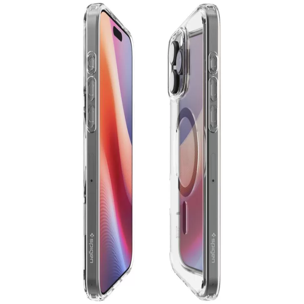 Spigen Iphone 16 Pro | Iphone 16 Pro*ETUI ULTRA HYBRID MAG MAGSAFE IPHONE 16 PRO CARBON FIBER Srebrny