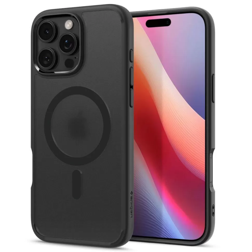 Spigen Iphone 16 Pro | Iphone 16 Pro*ETUI ULTRA HYBRID MAG MAGSAFE IPHONE 16 PRO FROST BLACK Czarny