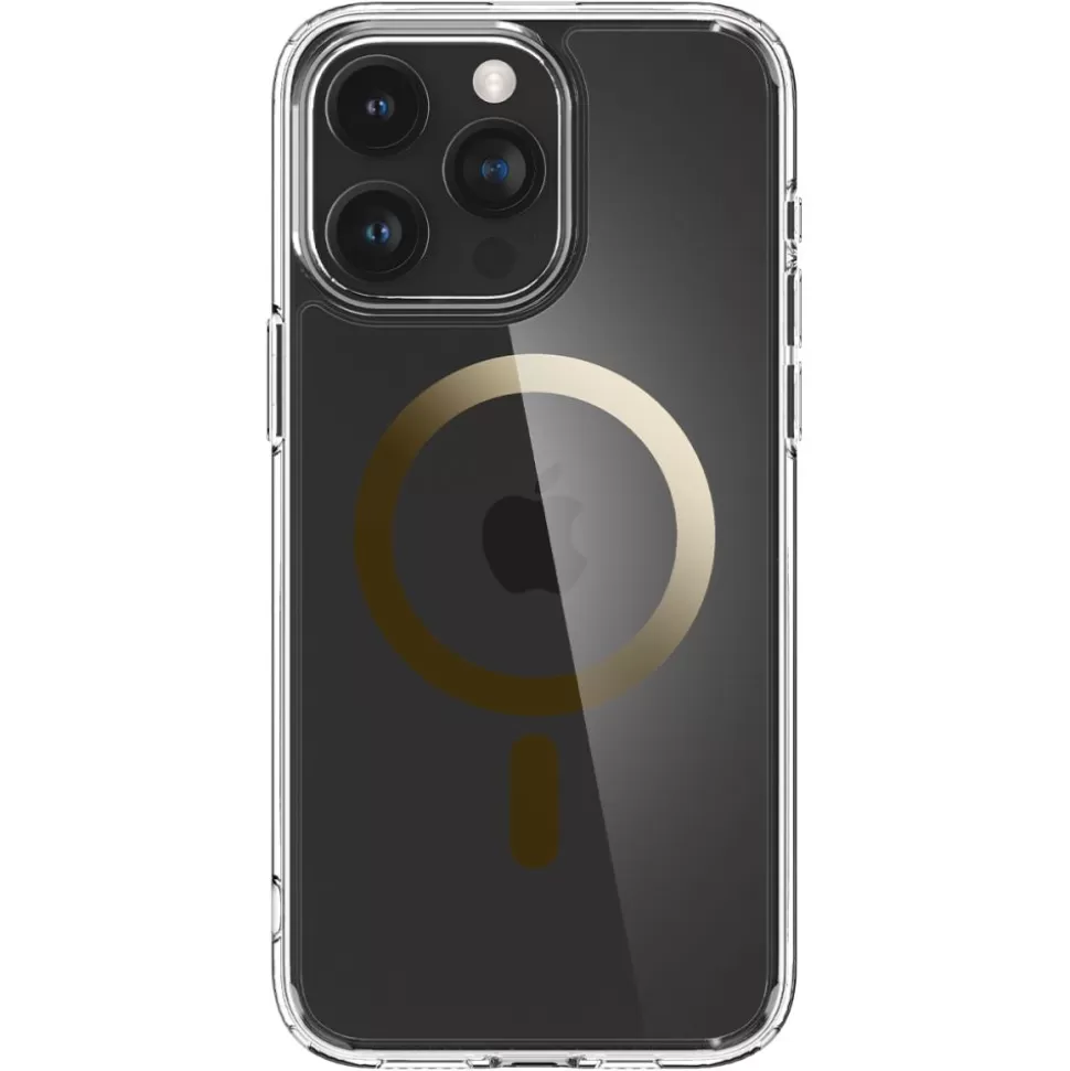 Spigen Iphone 15 Pro | Iphone 15 Pro*Etui Ultra Hybrid Mag Magsafe iPhone 15 Pro Gold Case Złoty