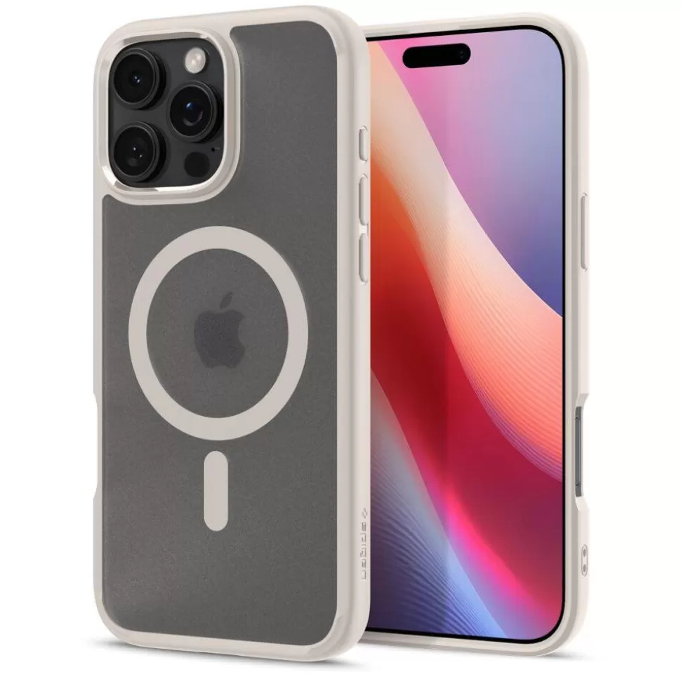 Spigen Iphone 16 Pro Max | Iphone 16 Pro Max*ETUI ULTRA HYBRID MAG MAGSAFE IPHONE 16 PRO MAX FROST NATURAL TITANIUM Beżowy