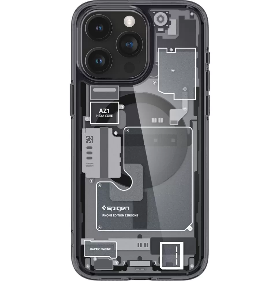 Spigen Iphone 15 Pro | Iphone 15 Pro*Etui Ultra Hybrid Mag Magsafe iPhone 15 Pro Zero One Case Czarny
