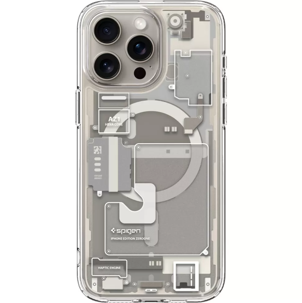 Spigen Iphone 15 Pro | Iphone 15 Pro*Etui Ultra Hybrid Mag Magsafe Iphone 15 Pro Zero One Natural Titanium Beżowy