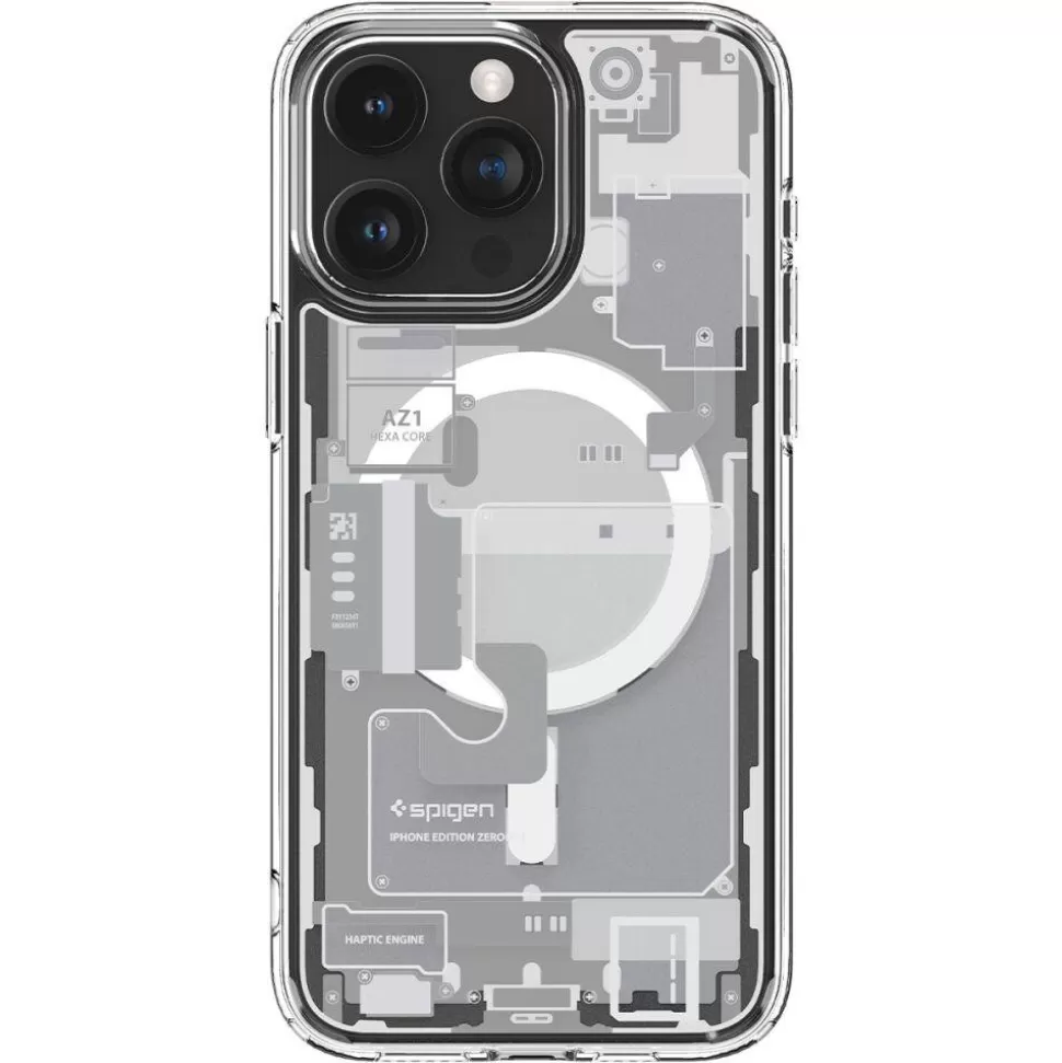 Spigen Iphone 15 Pro | Iphone 15 Pro*Etui Ultra Hybrid Mag Magsafe iPhone 15 Pro Zero One White Case Biały