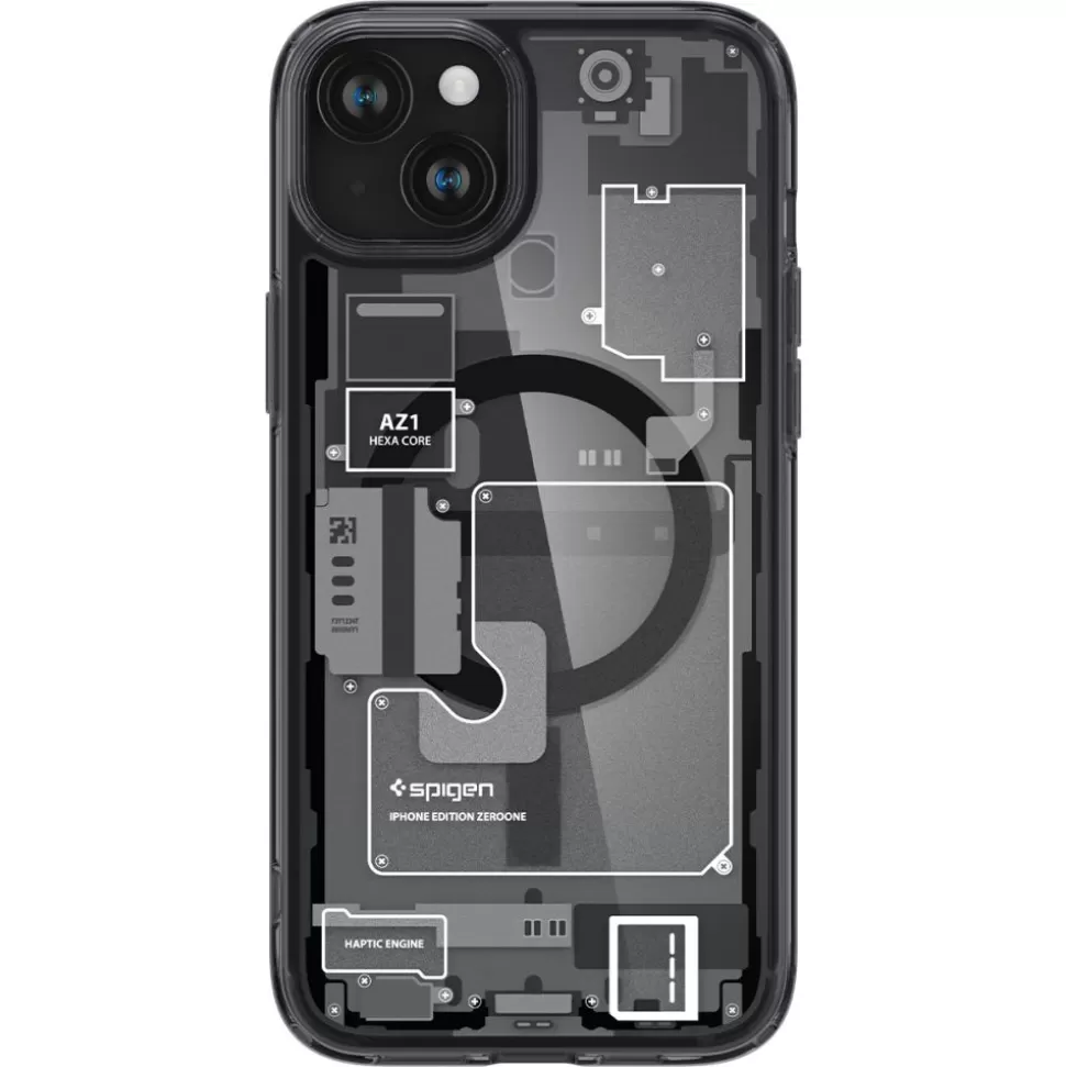 Spigen Iphone 15 | Iphone 15*Etui Ultra Hybrid Mag Magsafe iPhone 15 Zero One Case Czarny