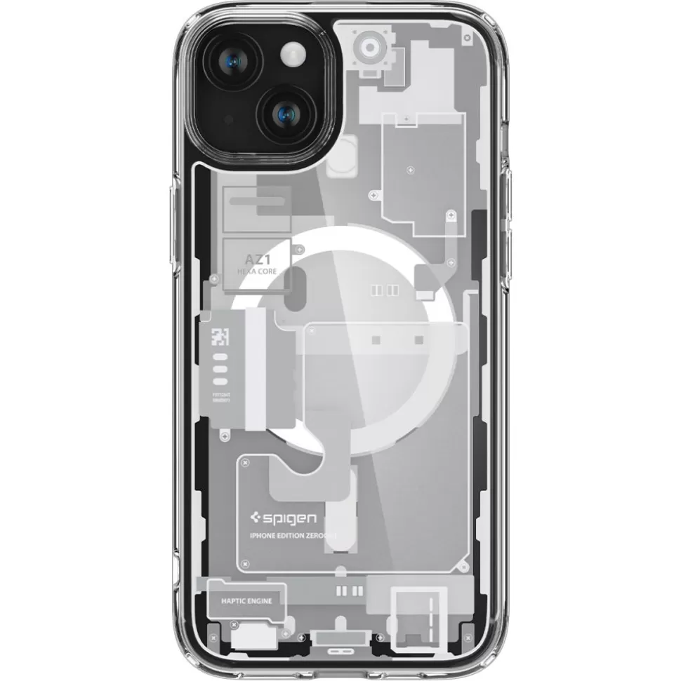 Spigen Iphone 15 | Iphone 15*Etui Ultra Hybrid Mag Magsafe iPhone 15 Zero One White Case Biały