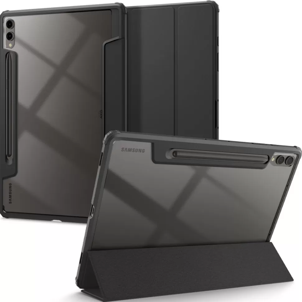Spigen Galaxy Tab S9 Plus*Etui Ultra Hybrid ”pro” Galaxy Tab S9+ Plus 12.4 X810 / X816b Black Case