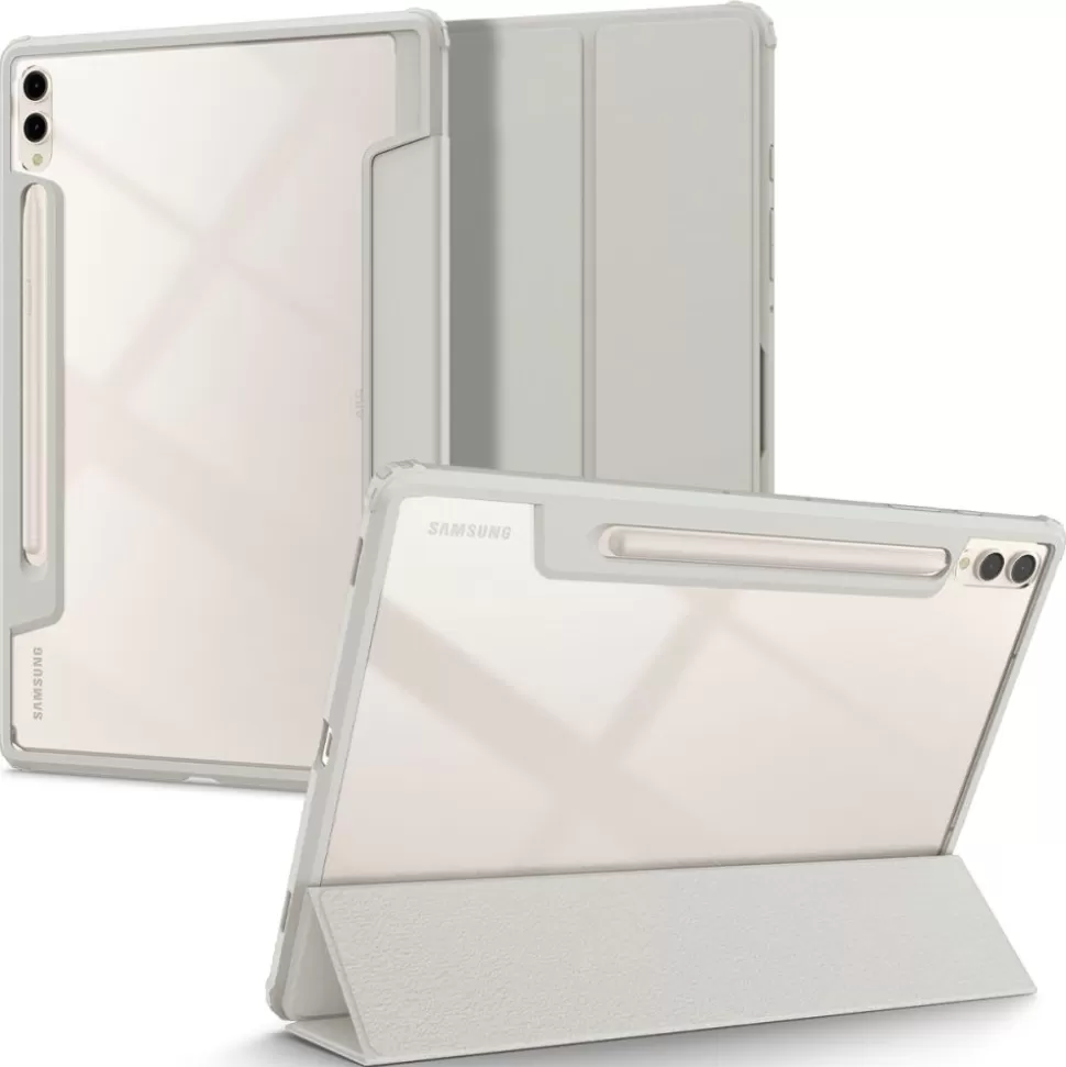 Spigen Galaxy Tab S9 Plus*Etui Ultra Hybrid ”pro” Galaxy Tab S9+ Plus 12.4 X810 / X816B Grey Case Szary