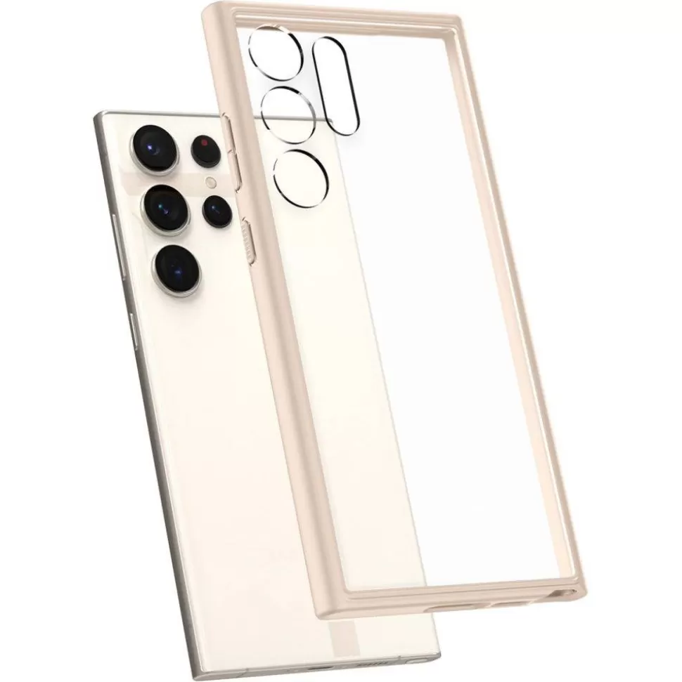 Spigen Galaxy S23 Ultra*Etui Ultra Hybrid Samsung S23 Ultra Sand Beige Beżowy Case