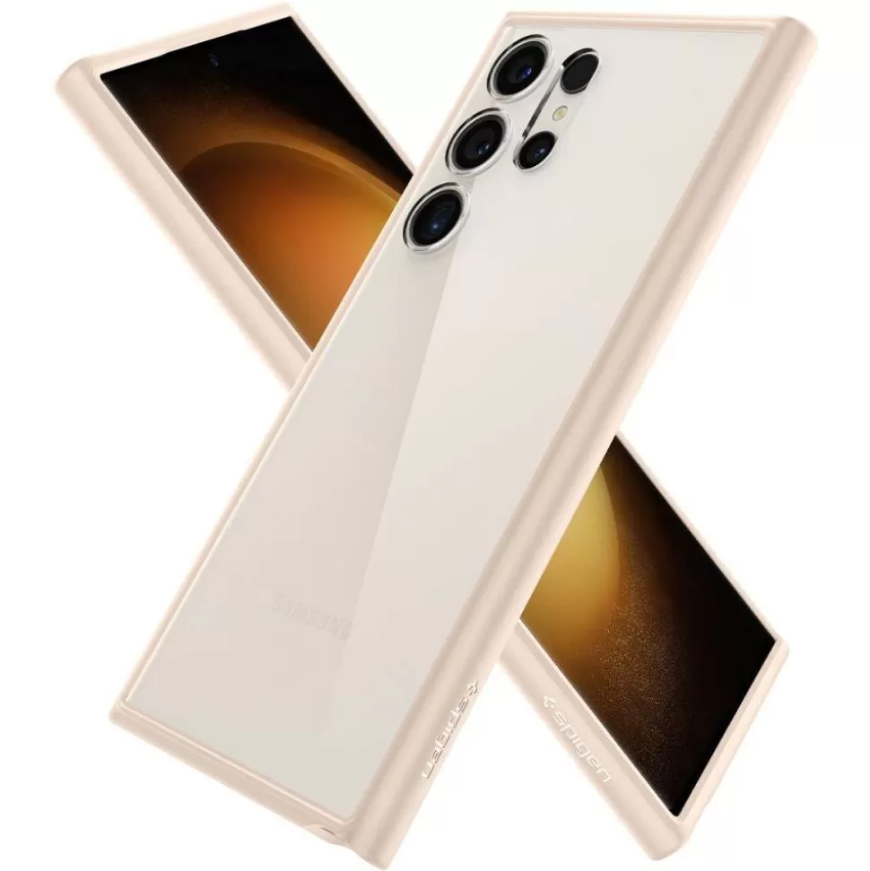 Spigen Galaxy S23 Ultra*Etui Ultra Hybrid Samsung S23 Ultra Sand Beige Beżowy Case