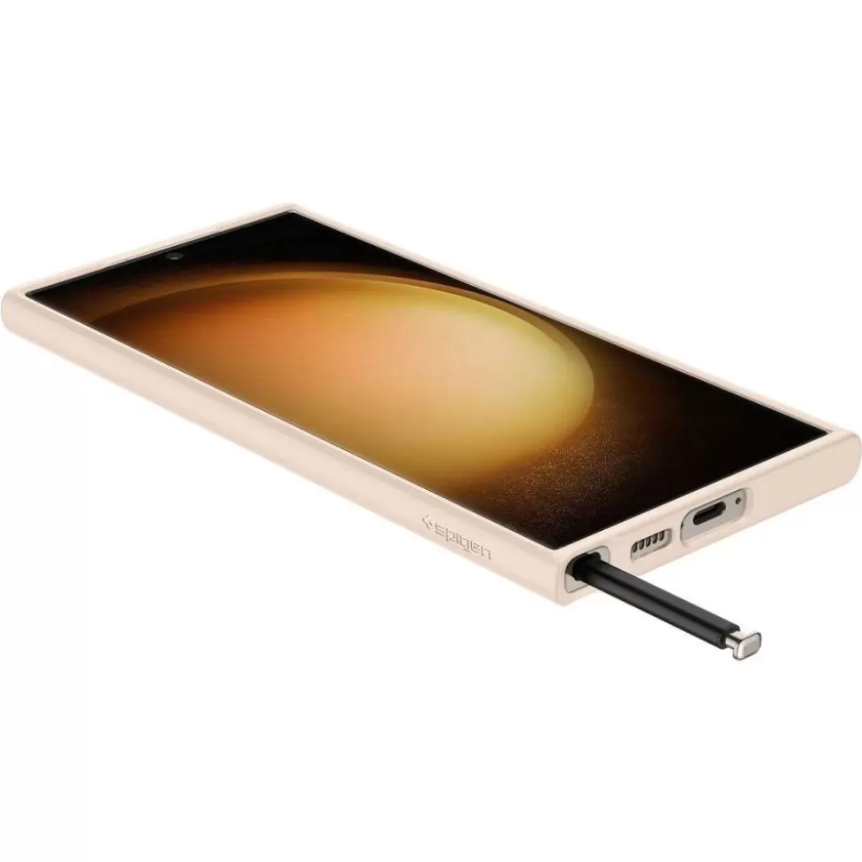 Spigen Galaxy S23 Ultra*Etui Ultra Hybrid Samsung S23 Ultra Sand Beige Beżowy Case