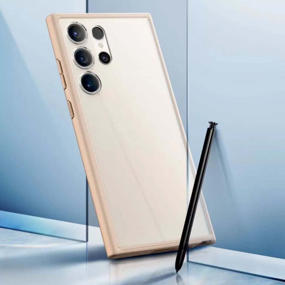 Spigen Galaxy S23 Ultra*Etui Ultra Hybrid Samsung S23 Ultra Sand Beige Beżowy Case