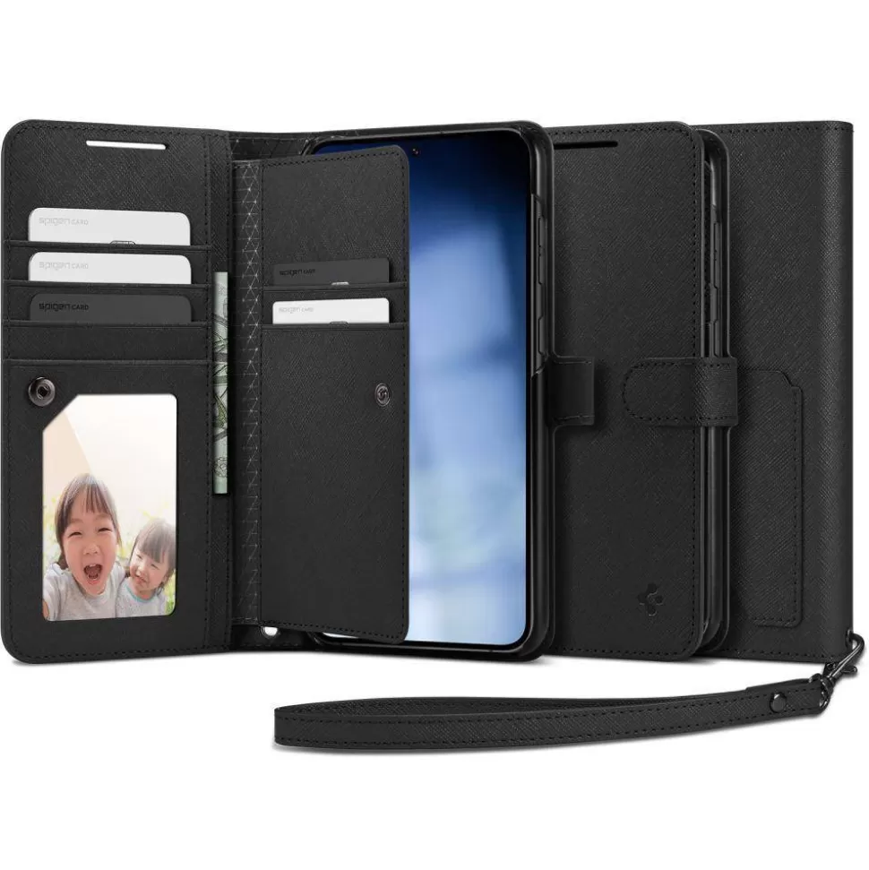 Spigen Galaxy S23 Plus*Etui Wallet ”s” Plus Galaxy S23 Plus Black Case