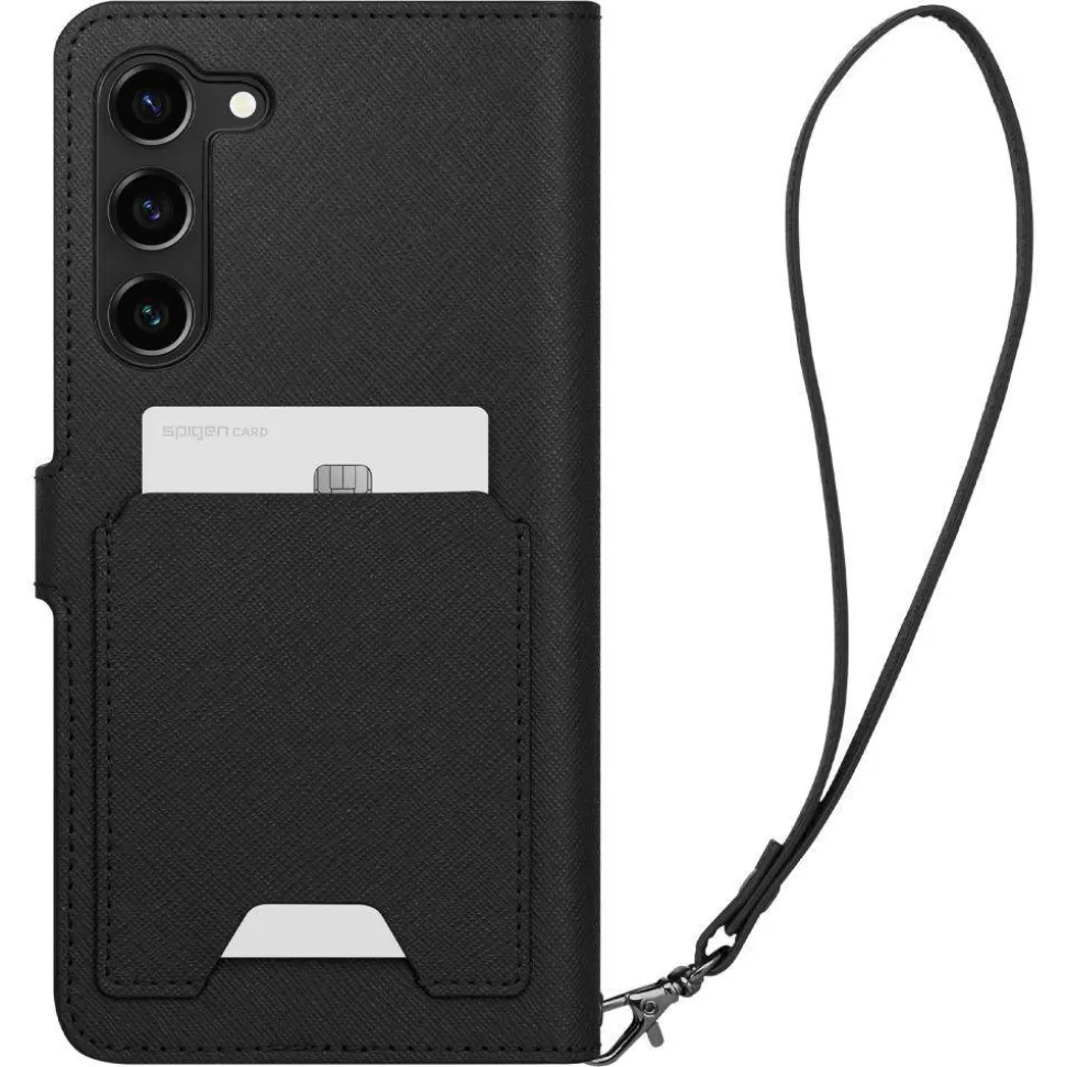 Spigen Galaxy S23 Plus*Etui Wallet ”s” Plus Galaxy S23 Plus Black Case